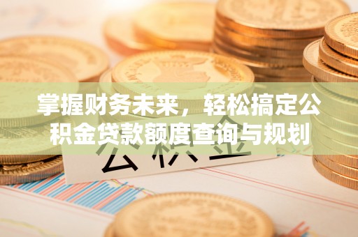 大兴掌握财务未来，轻松搞定公积金贷款额度查询与规划