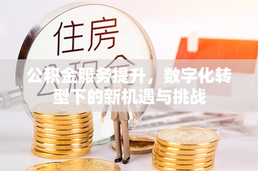 大兴公积金服务提升，数字化转型下的新机遇与挑战