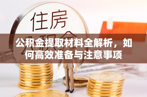 大兴公积金提取材料全解析，如何高效准备与注意事项