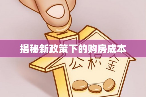 大兴揭秘新政策下的购房成本