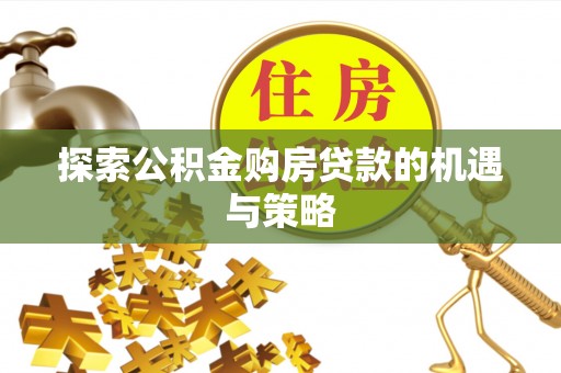 大兴探索公积金购房贷款的机遇与策略