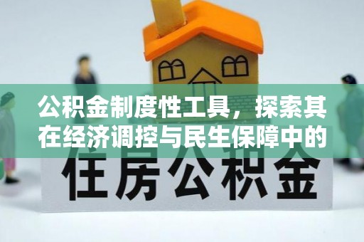 大兴公积金制度性工具，探索其在经济调控与民生保障中的重要作用
