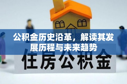 大兴公积金历史沿革，解读其发展历程与未来趋势